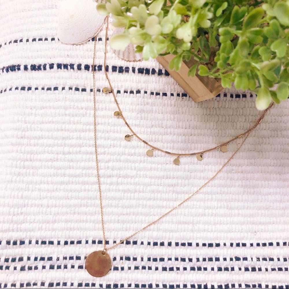 H&M Necklace Golden Color